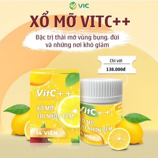 Xổ mỡ Đêm VitC+++ Nhà kẹo Dứa, giảm mỡ bụng, giảm cân sau 1 liệu trình