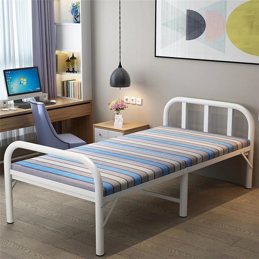 Giường Gấp Thông Minh VANDO Khung Kim Loại Bọc Vải Cao Cấp Hàng Chất Lượng Cao