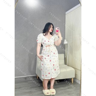 ĐẦM HOA NHÍ RÚT NGỰC [TNT SHOP BIGSIZE 60KG 90KG]