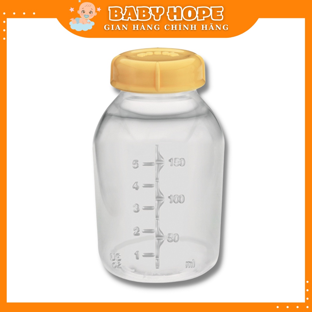 Bình Sữa Medela 150ml Hàng Chính Hãng, Mới 100% Dùng Trữ Sữa, Hút Sữa Cho Các Dòng Máy Hút Sữa Medela