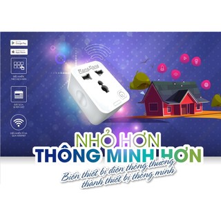 Ổ Cắm Thông Minh 16A - Ổ Cắm Wifi Rạng Đông 3000W - Chức Năng Hẹn Giờ, Điều Khiển Từ Xa