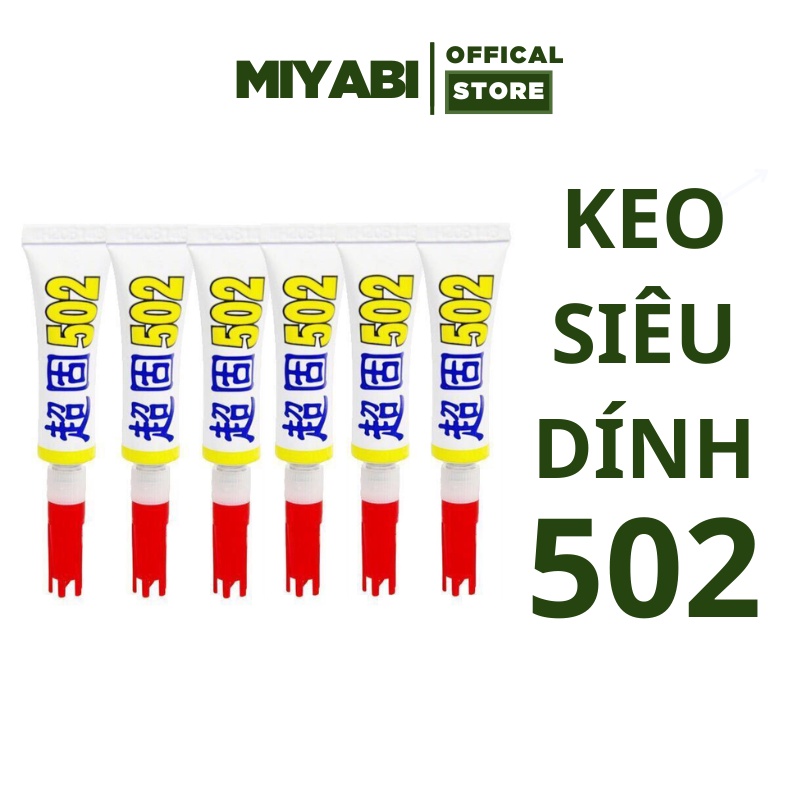 Keo dán giày thể thao , túi ví - keo siêu dính 502 trong suốt - khô nhanh