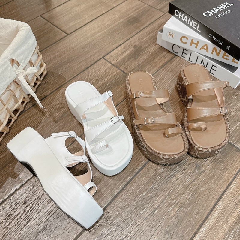 DÉP XỎ NGÓN KIỂU QUAI NỊT ĐẾ BÁNH MÌ 7 PHÂN SIÊU HOT