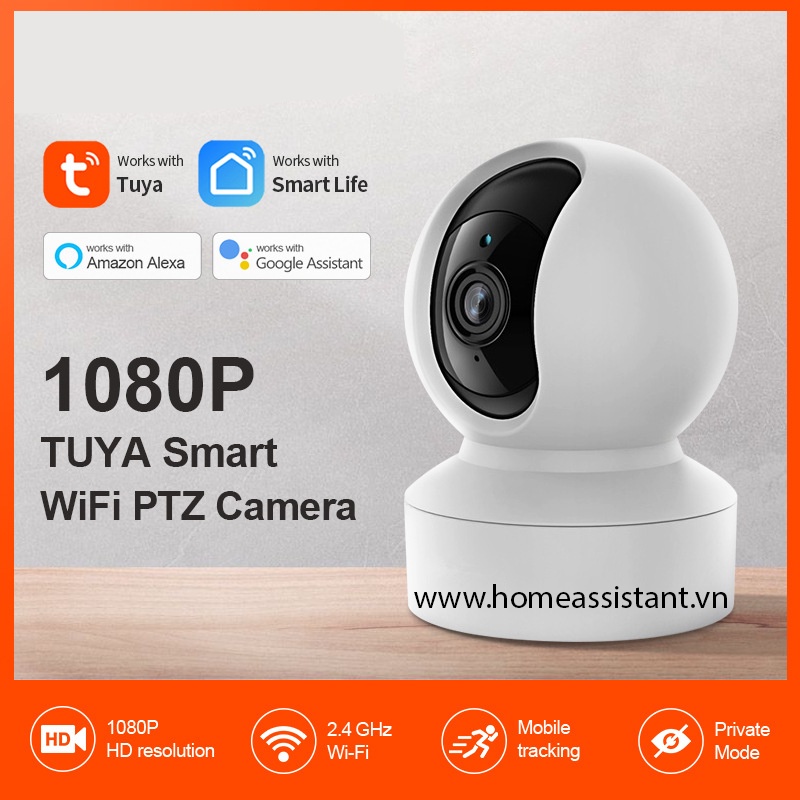Camera An Ninh Trong Nhà Thông Minh 1080P Wifi Tuya TY02 (Smart Life)
