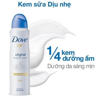 Xịt dove khử mùi cơ thể 150ml