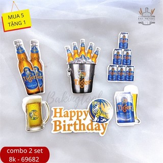 Set que giấy bia tiger