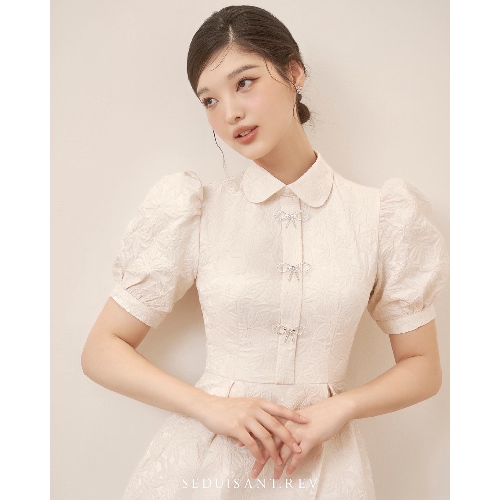 Jennifer Dress - váy sơ mi hở lưng dáng dài SEDUISANT.REV