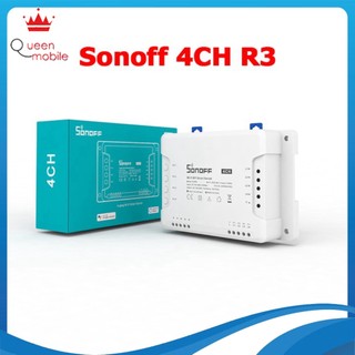 Công tắc wifi 4 kênh thông thái hướng dẫn không chạm qua máy tính bảng SONOFF 4CH R3