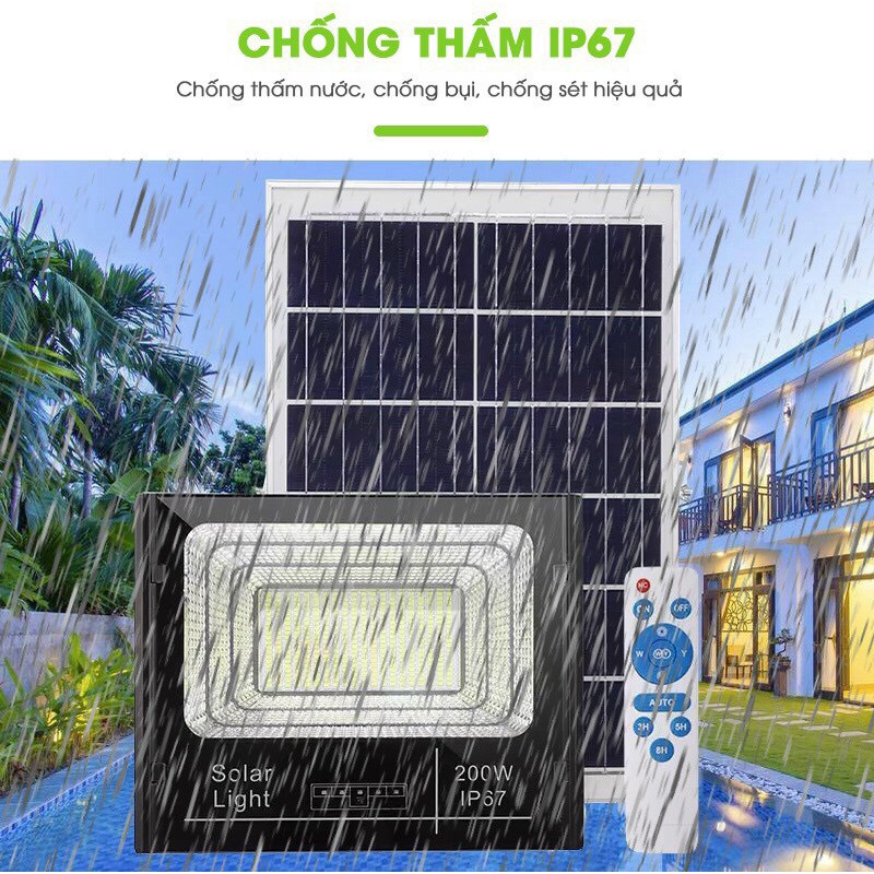 Đèn Năng Lượng Mặt Trời 500W IP67 Solar Light