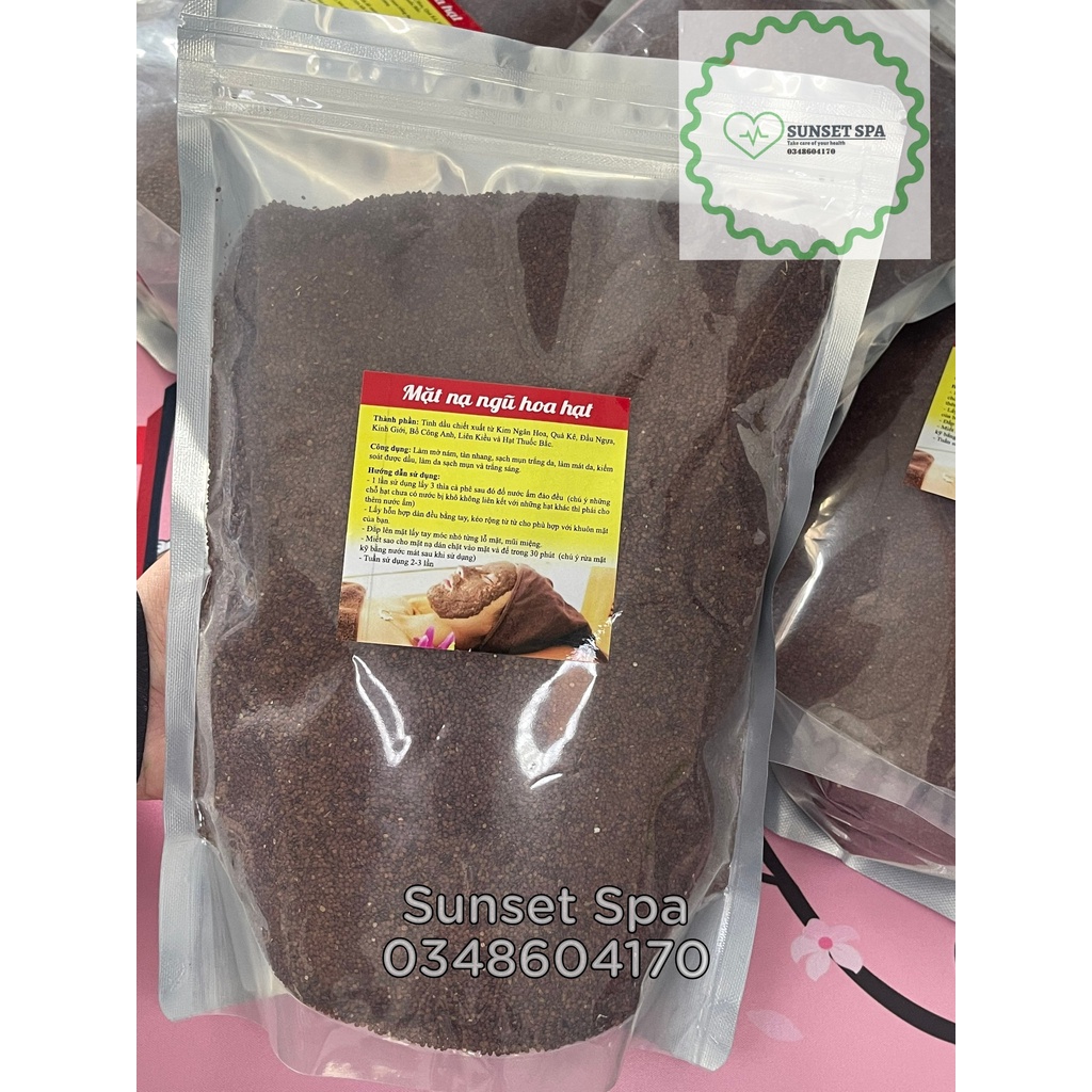 400g mặt nạ ngũ hoa hạt  handmade