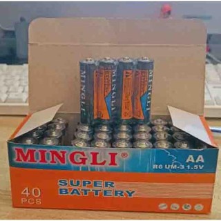 Hộp pin mingli size aa 40 viên - pin tiểu