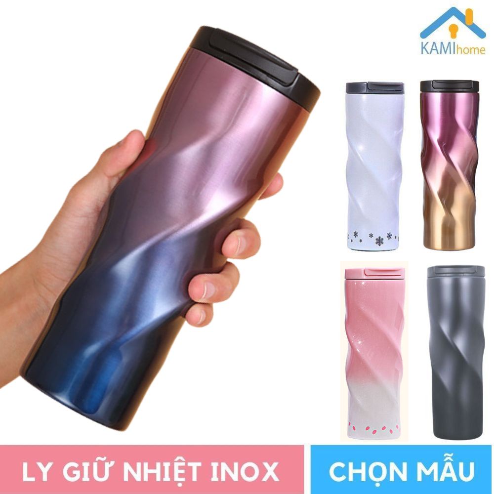 Ly giữ nhiệt inox Thái Lan 500ml bình cốc nóng lạnh uống nước và cà phê mã 22015