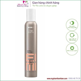 Mousse tạo độ phồng cho tóc wella extra volume mousse 500ml | new 2024