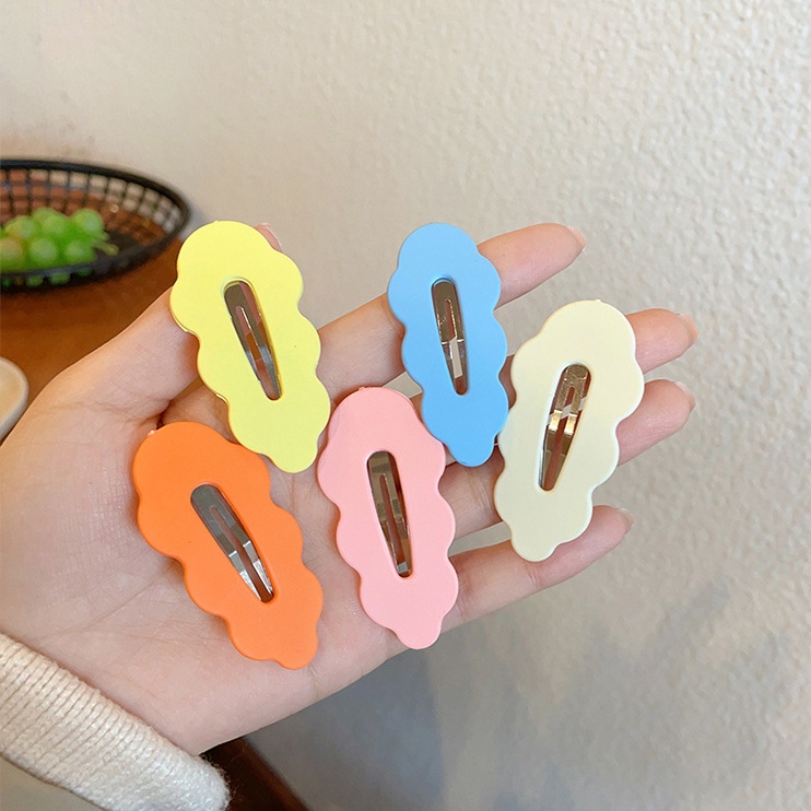 Kẹp Tóc Hình Đám Mây / Đám Mây Màu Kẹo Ngọt Dễ Thương Cho Nữ