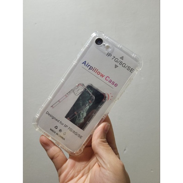 Ốp lưng silicon chống sốc trong suốt iPhone 7/iphone 8/se