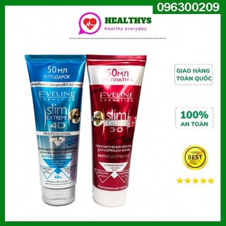 Kem tan mỡ bụng eveline slim extreme 3d, 4d của nga