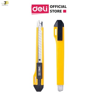 Dao rọc giấy trung deli , màu vàng - 1 cái e2031