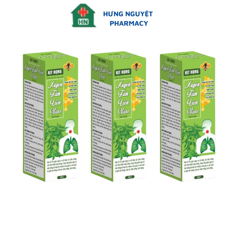 Xịt họng Xuyên Tâm Liên Keo Ong Xanh