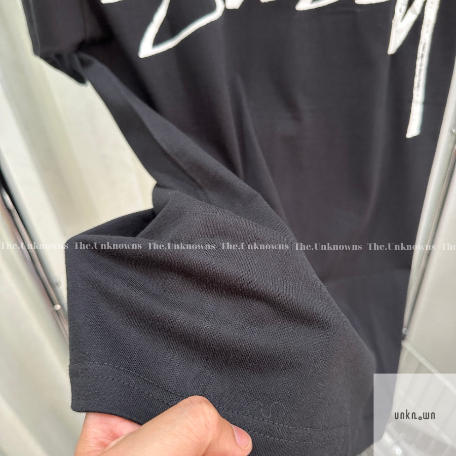 [Mirror Quality]-Áo Tee STUSSY Surf Stock Tee Black,Áo Thun Stussy cao cấp full túi tag