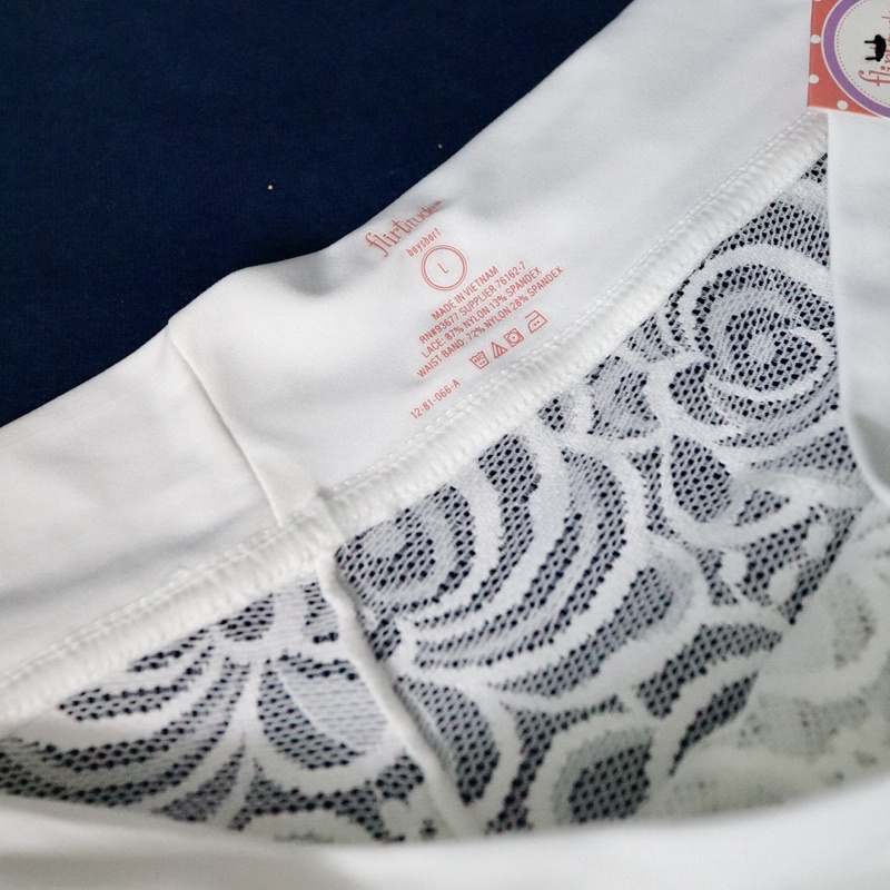 Quần lót nữ mông boyshort FLIRTitude phối ren mông gợi cảm viền êm không hằn