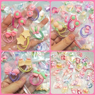 Set 2 cột tóc đính charm đáng yêu cho bé
