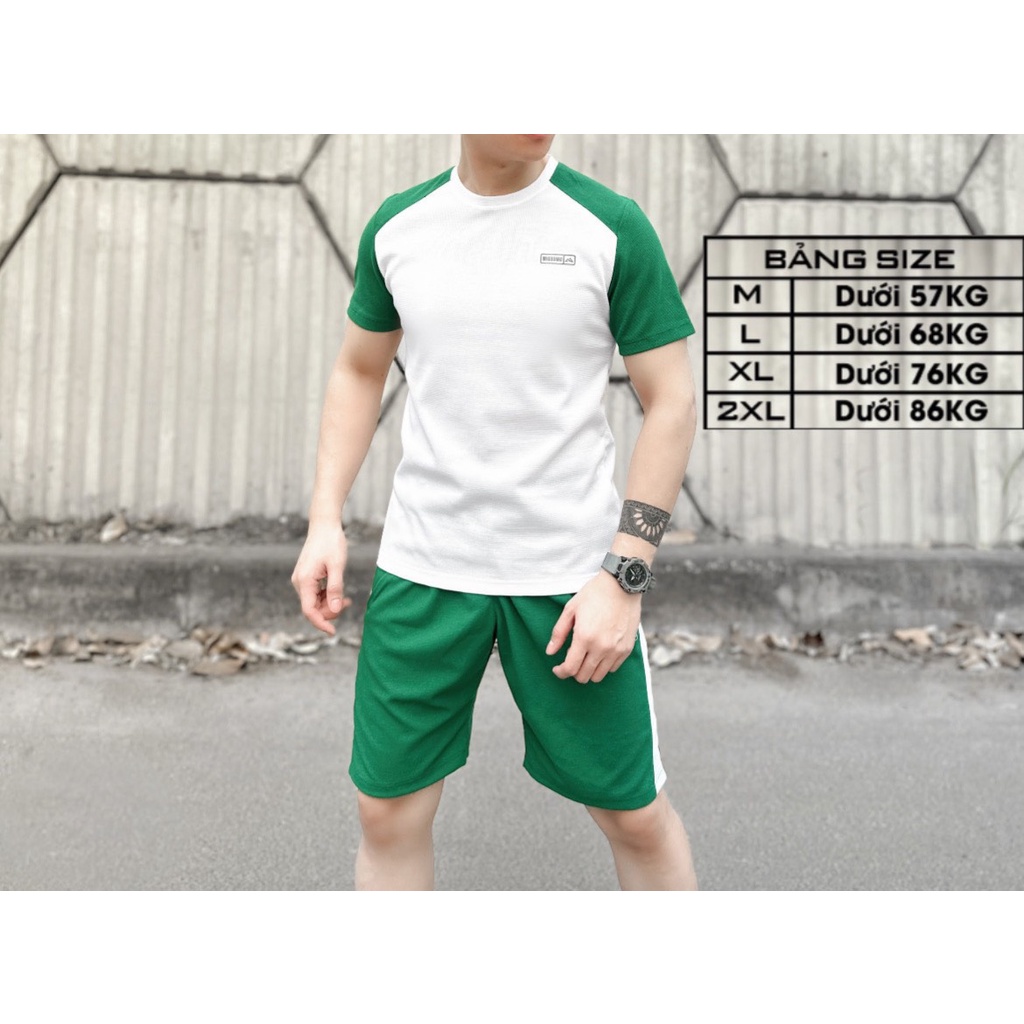 Bộ thể thao nam cao cấp, lên Fom khỏe khoắn, cá tính trẻ trung - B7