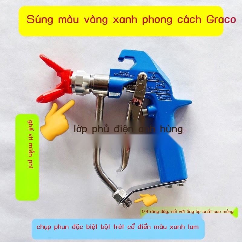 Graco Ba Lá Cờ Wagner Putty Xịt Tuhui Đặc Biệt Quan Điểm Lĩnh Vực Đặt A7 970 833 Máy Súng Phun