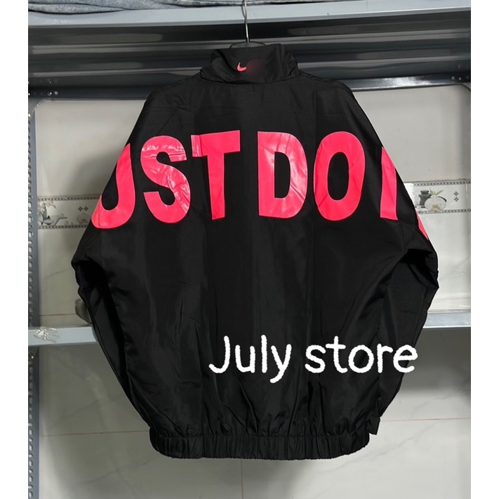 Áo Khoác dù Just Do It Nhiều Màu - Vải Dù 2 lớp dày dặn logo thêu