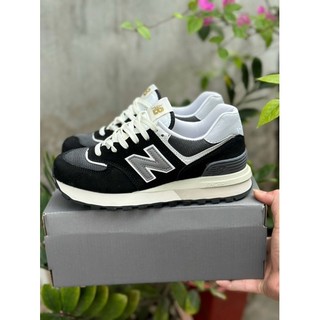 Giày thể thao sneaker NB 574 v2 đen trắng