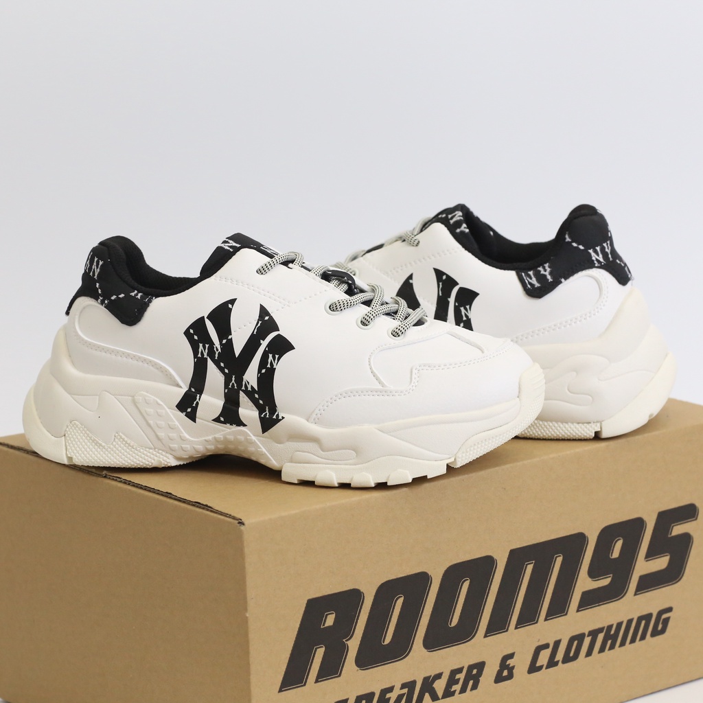 [ROOM95] Giày thể thao sneaker(MLB_46) MLB NY ĐEN GÓT ĐEN