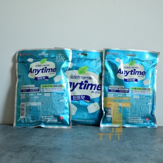 Kẹo Sữa + Bạc Hà Anytime Lotte 92 gram