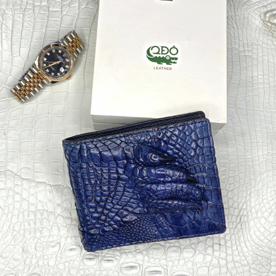 Ví Móng Da Cá Sấu 2DO LEATHER V23 Kích Thước  Quà Tặng Cho Người Thân, Sang Trọng, Cao Cấp, Siêu Bền