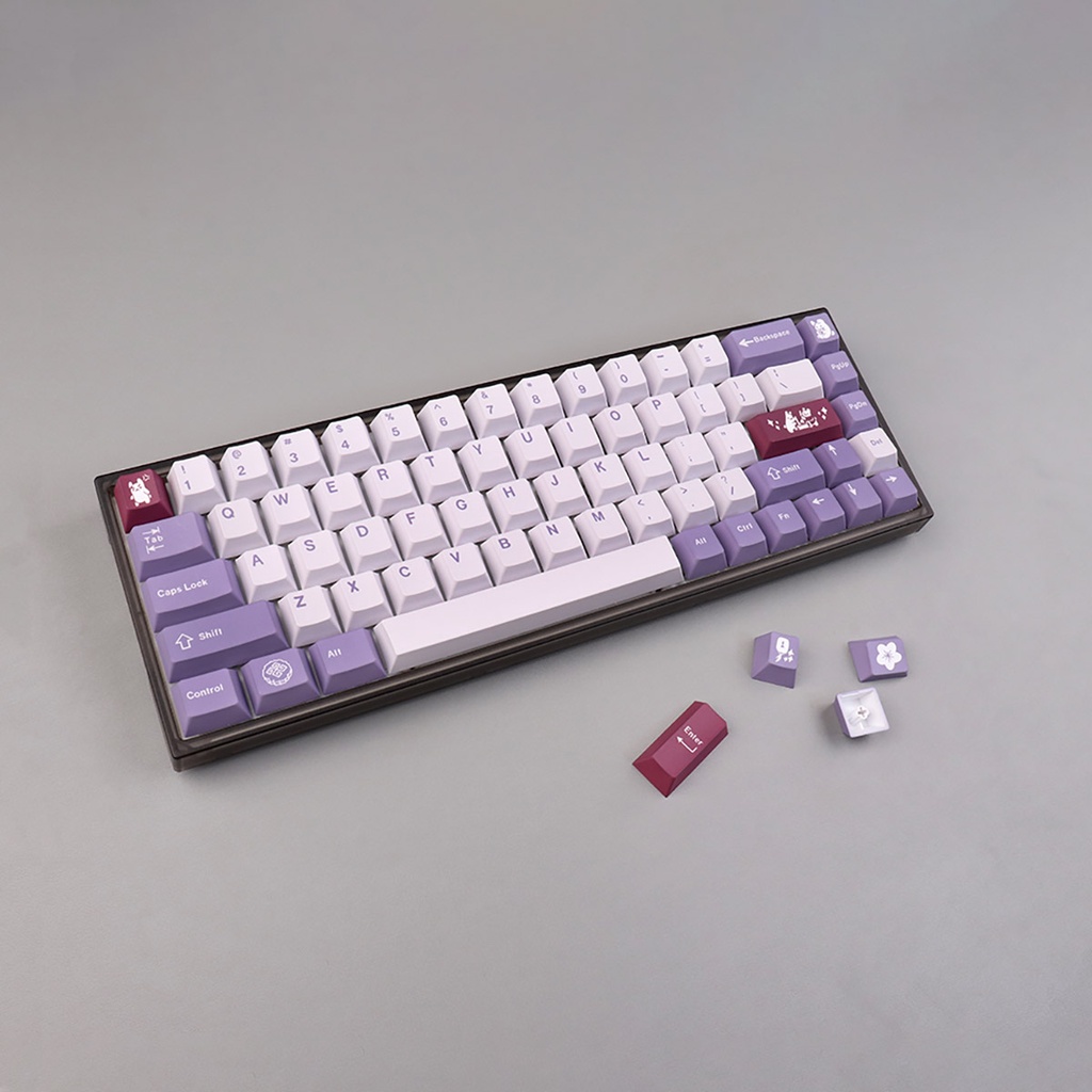 Bộ nút bàn phím cơ | Keycap Cherry Tuzi Rabbit  | PBT Dyesub