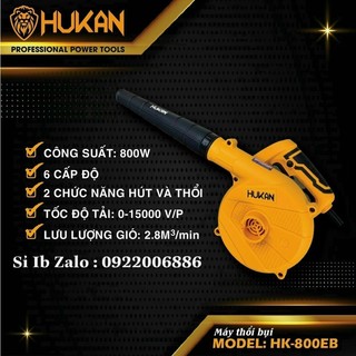 Máy thổi bụi hukan - 2 chiều siêu khỏe hukan hk-800eb công suất 750w lõi dây đồng 100% có điều tốc 1960 vòng/phút