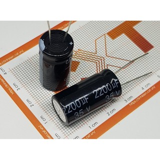Tụ hóa 2200uf 35v 13x25mm