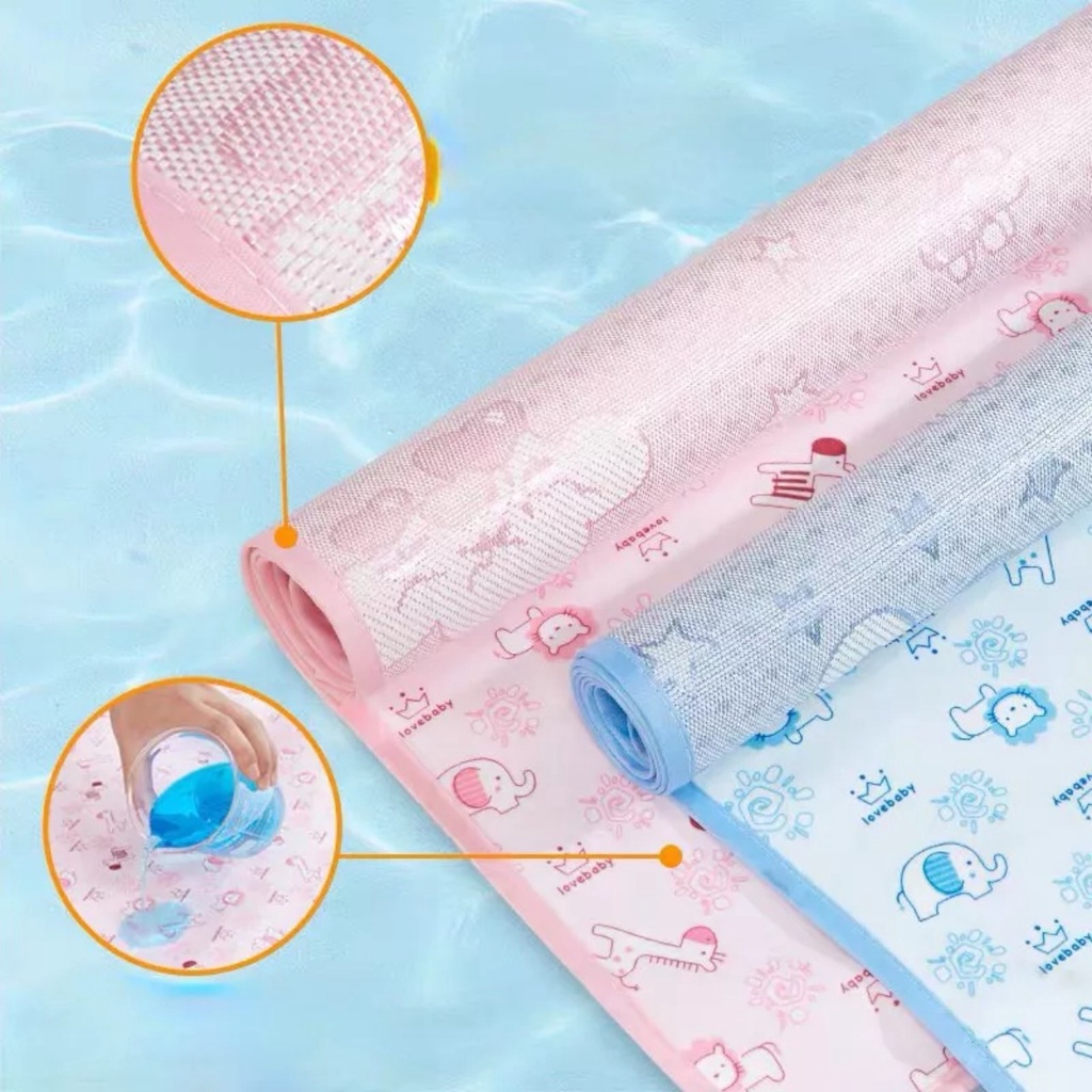 Chiếu điều hòa chống thấm cho bé GENMAMA tác dụng thoáng khí êm ái,Chiếu điều hòa thông minh sử dụng 4 mùa cho bé