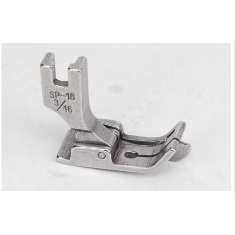 Chân vịt diễu mí SP18 3/16 dùng cho máy may 1 kim công nghiệp