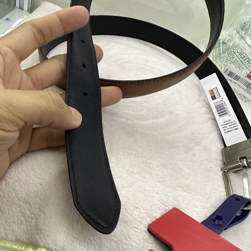Thắt lưng da nam Tommy Hilfiger 2in1 chính hãng nhập Mỹ