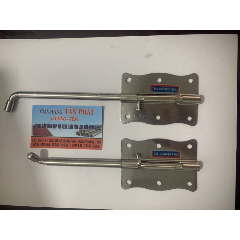 Chốt cửa dọc inox TÙNG ĐIỆP