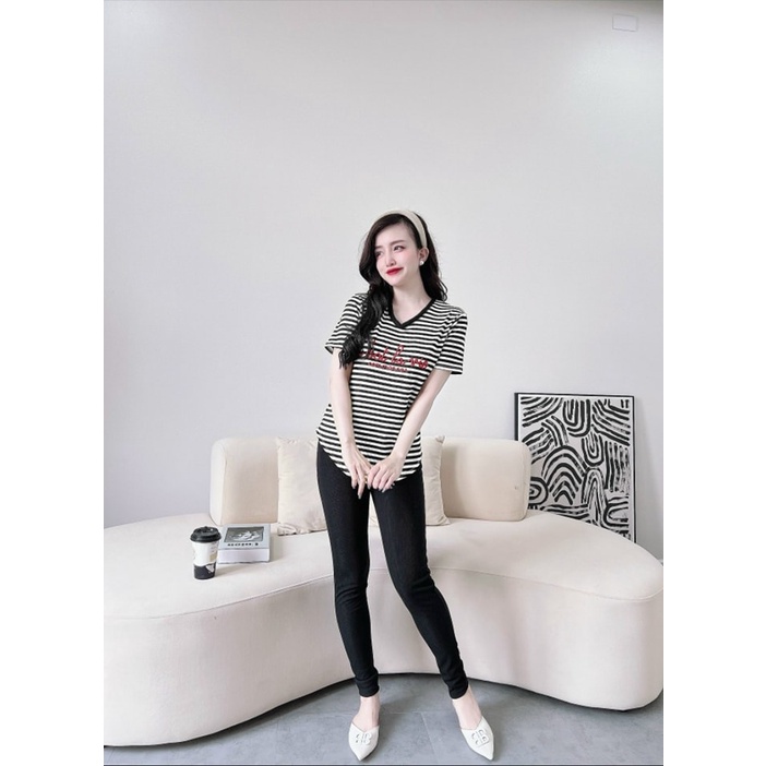 Set Bộ Thun Gân Tay Ngắn Quần Dài Vạc Bầu Xinh- Y Hình