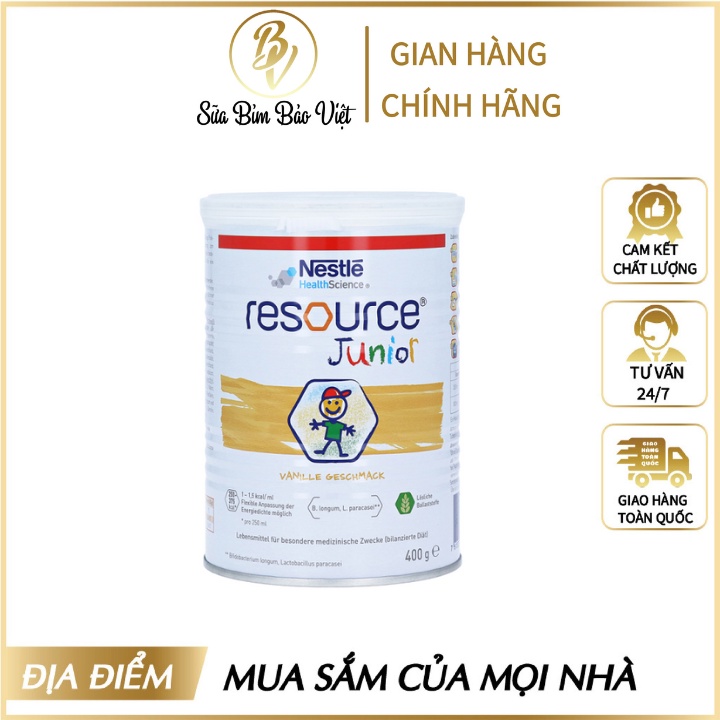 Lon Sữa Béo Tăng Cân  Resource Junior Cho Trẻ Em Từ 1 - 12y