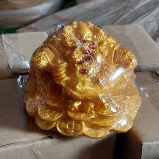 Cóc Thiềm Thừ vàng ( nhựa )