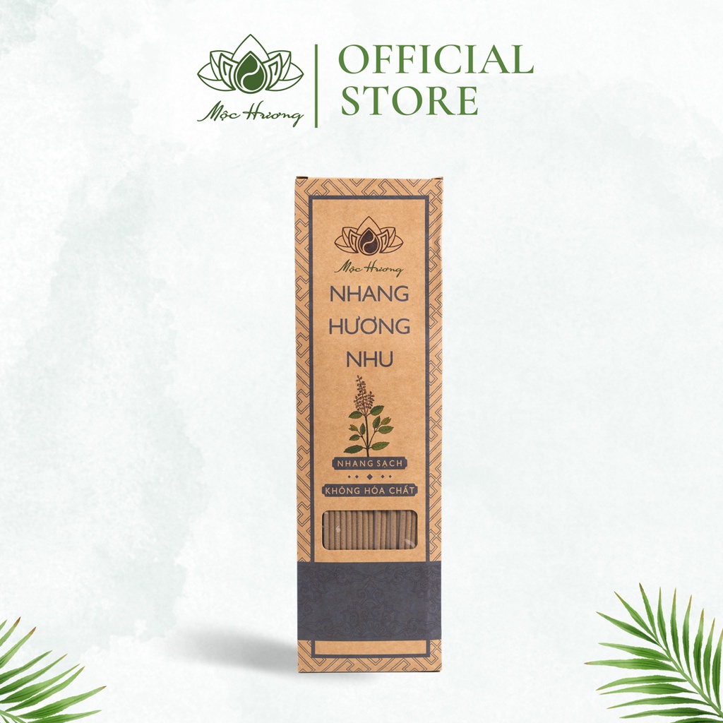 Nhang Hương Nhu thiên nhiên Mộc Hương - 100% từ thiên nhiên, mùi dễ chịu, không hóa chất.