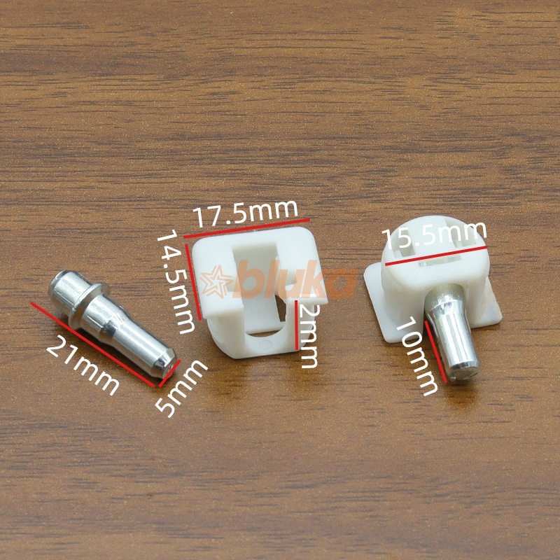 Chốt Đợt Cài Âm Loại 2 Chi Tiết Và 3 Chi Tiết Thành Phần BLUKA