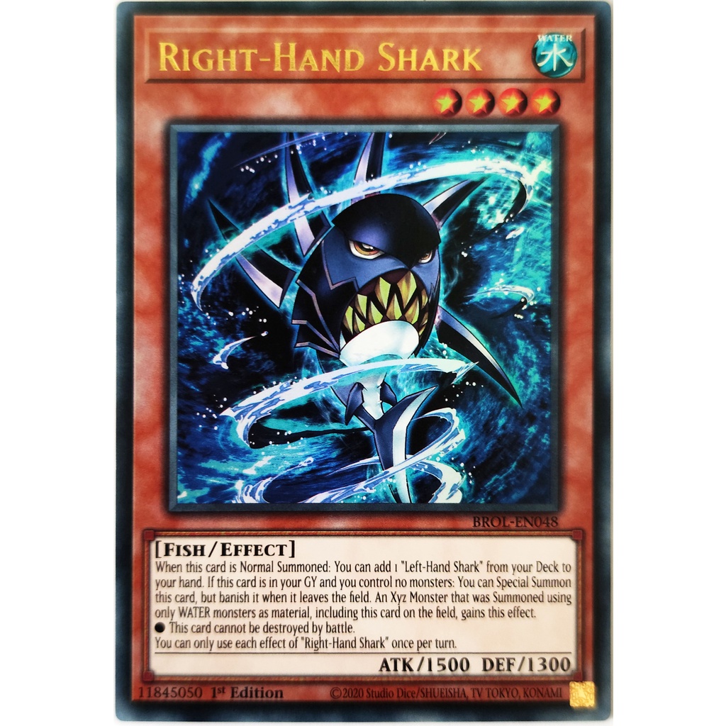 [Thẻ Yugioh] Right-Hand Shark |EN| Ultra Rare