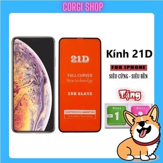 Miếng dán cường lực iphone 21d full màn, miếng dán màn hình 6/6s/6plus/6splus/7/8/7plus/8plus/x/xs/xsmax/11/11promax/12/