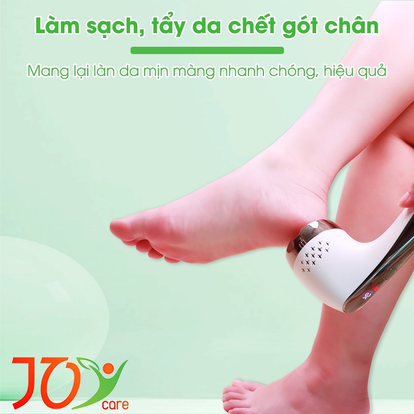 Mày chà gót chân, máy mài gót chân, tẩy da chết gót chân đầu thạch anh cao cấp