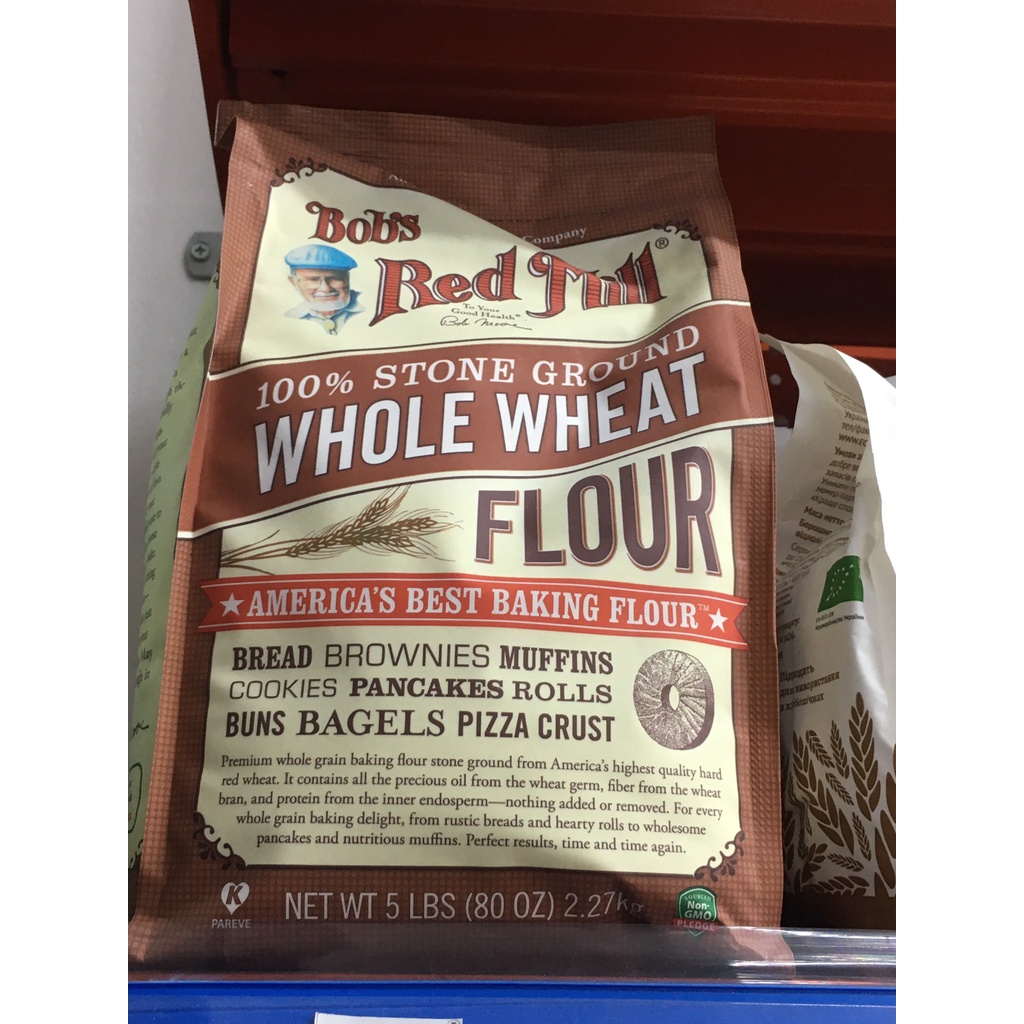 Bột mì nguyên cám Bob's Red Mill 2,27kg