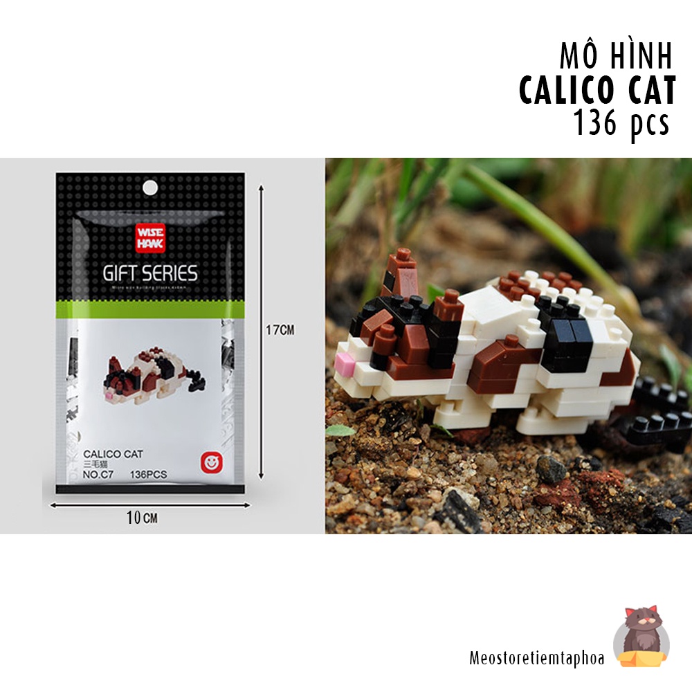 Đồ chơi Lắp Ghép Mô hình Động Vật/ Chó/ Mèo/ Đồ Chơi Mảnh Ghép LeGo Mini Kích Thước Nhỏ