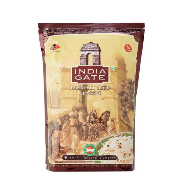 Gạo Basmati rice India gate classic (ẤN ĐỘ) 1KG